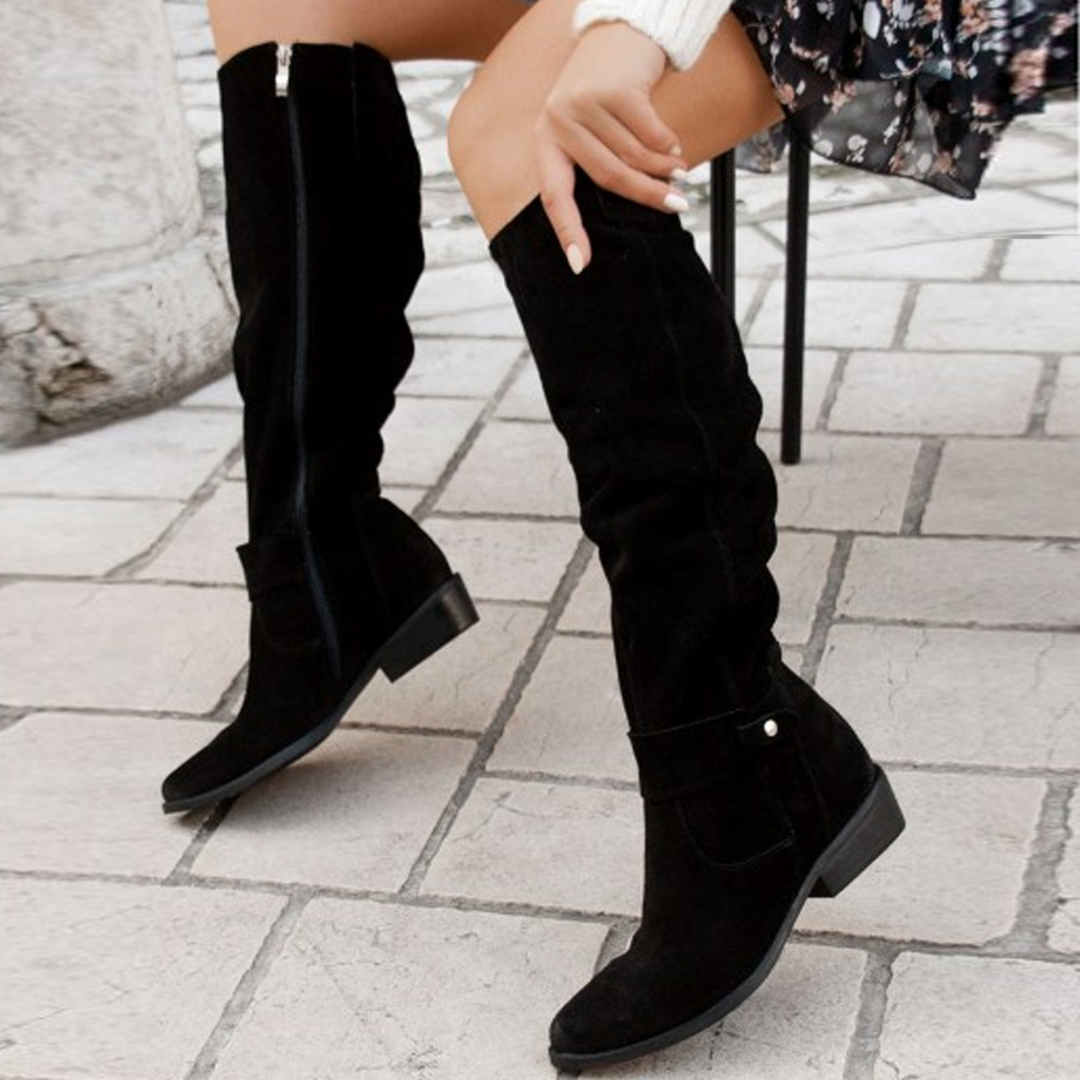 Laarzen dames | Kniehoge slouch boots