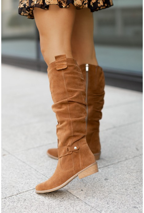 Laarzen dames | Kniehoge slouch boots