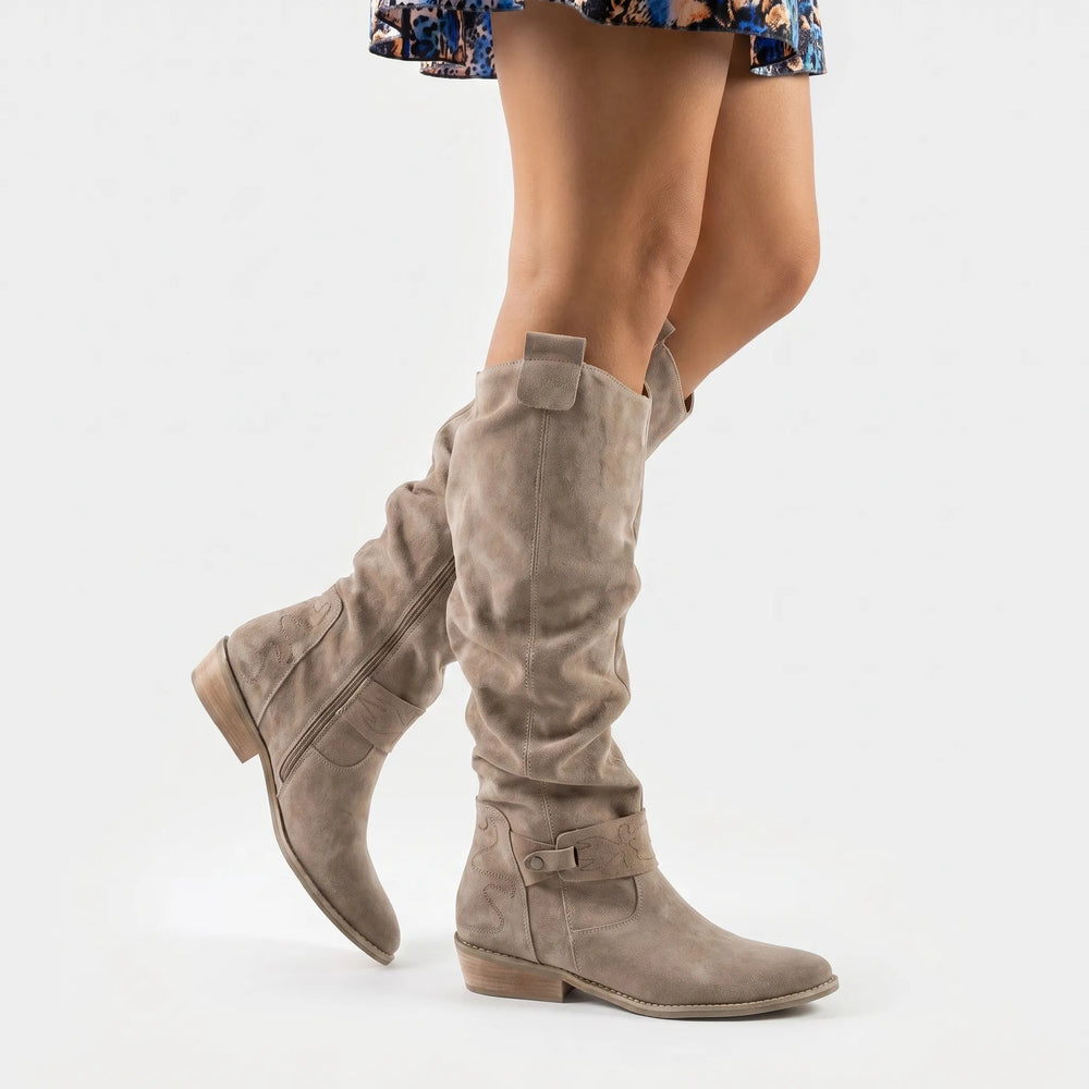 Laarzen dames | Kniehoge slouch boots