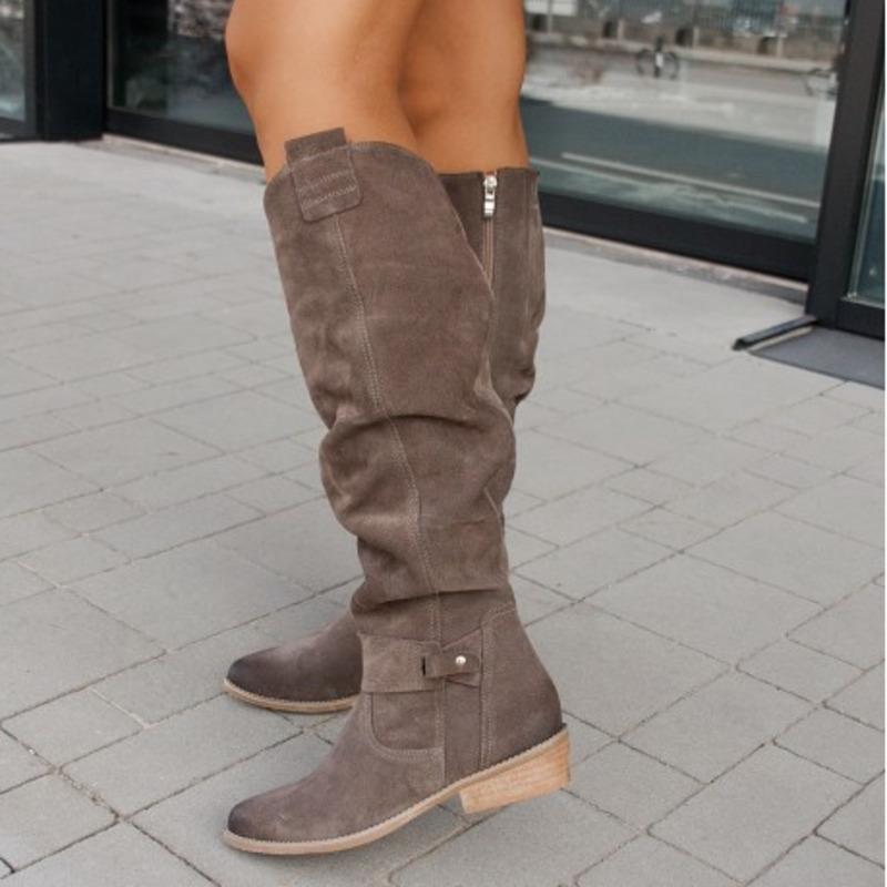 Laarzen dames | Kniehoge slouch boots