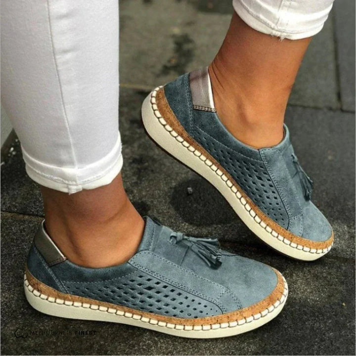 Loafers dames | Casual instappers met perforatie