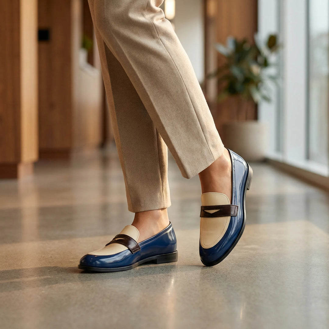 Loafers dames | Klassieke instappers met pennyband