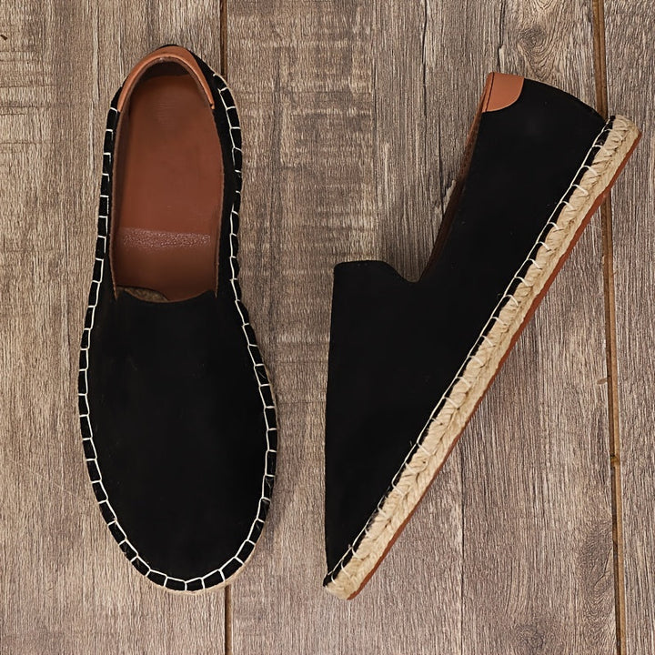 Loafers heren | Canvas slip-on met ademend design