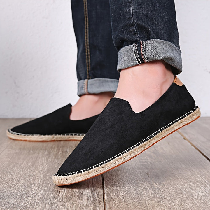 Loafers heren | Canvas slip-on met ademend design