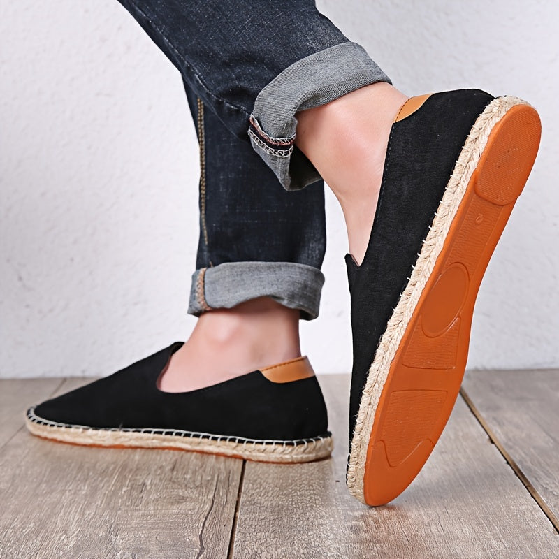Loafers heren | Canvas slip-on met ademend design