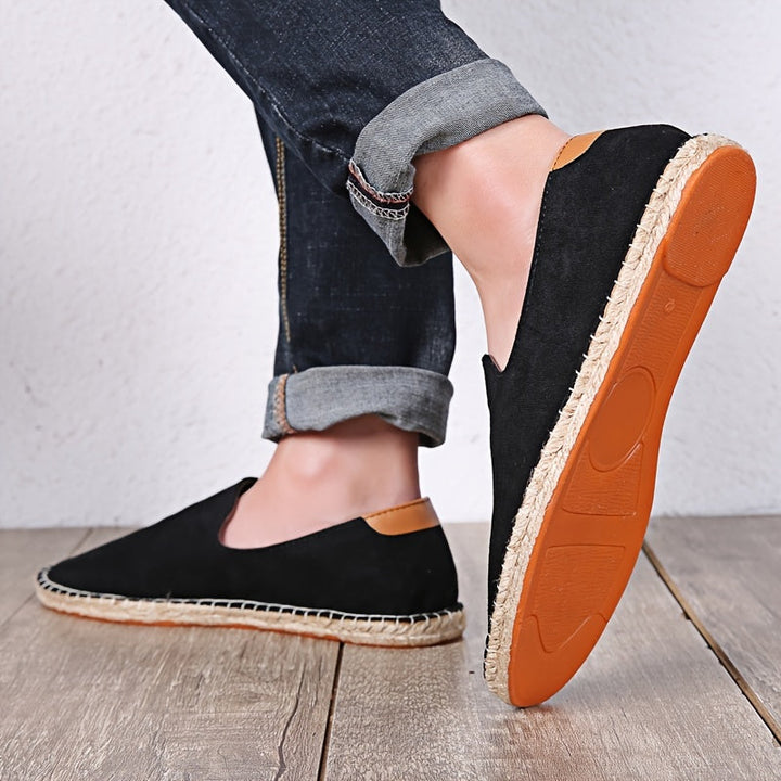 Loafers heren | Canvas slip-on met ademend design
