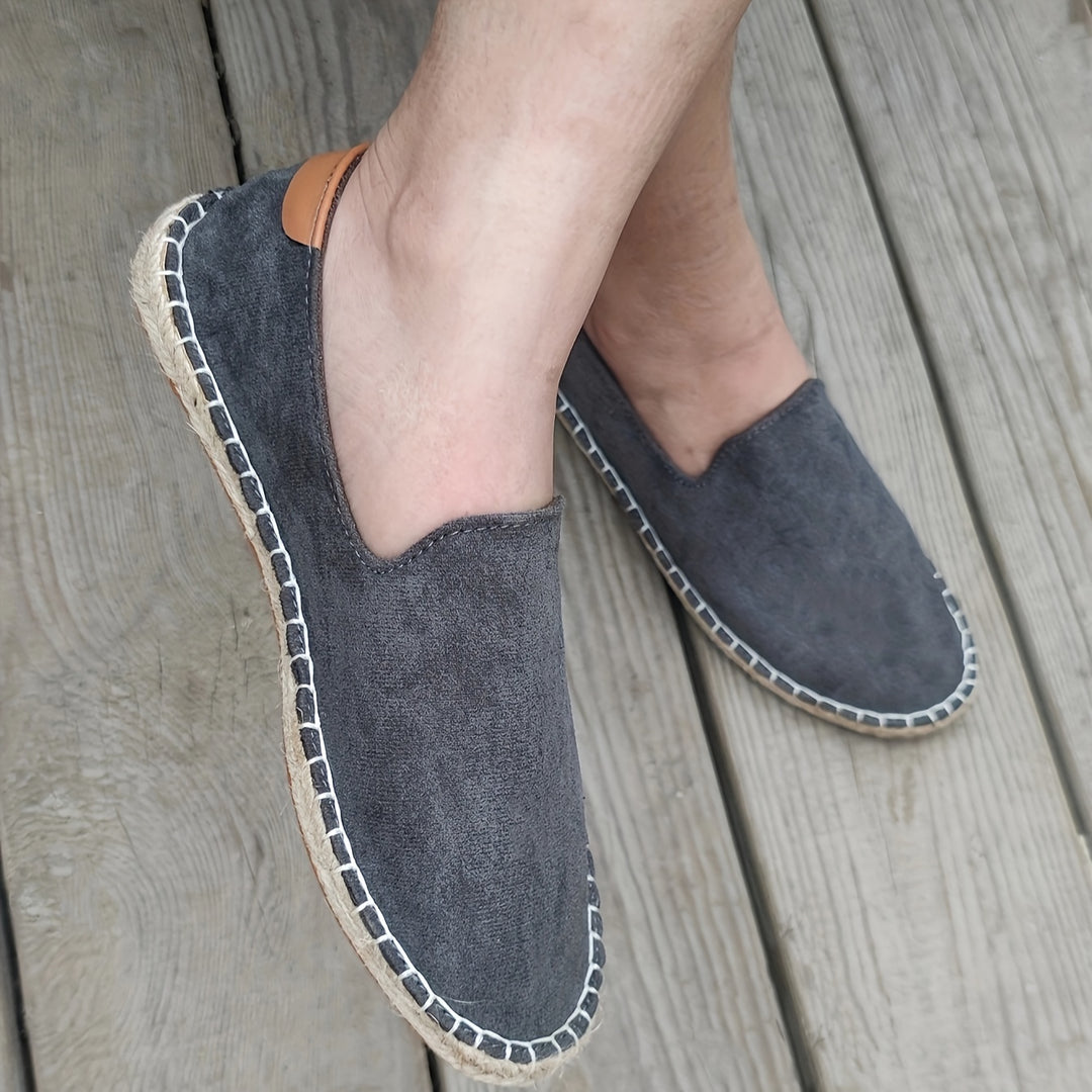 Loafers heren | Canvas slip-on met ademend design