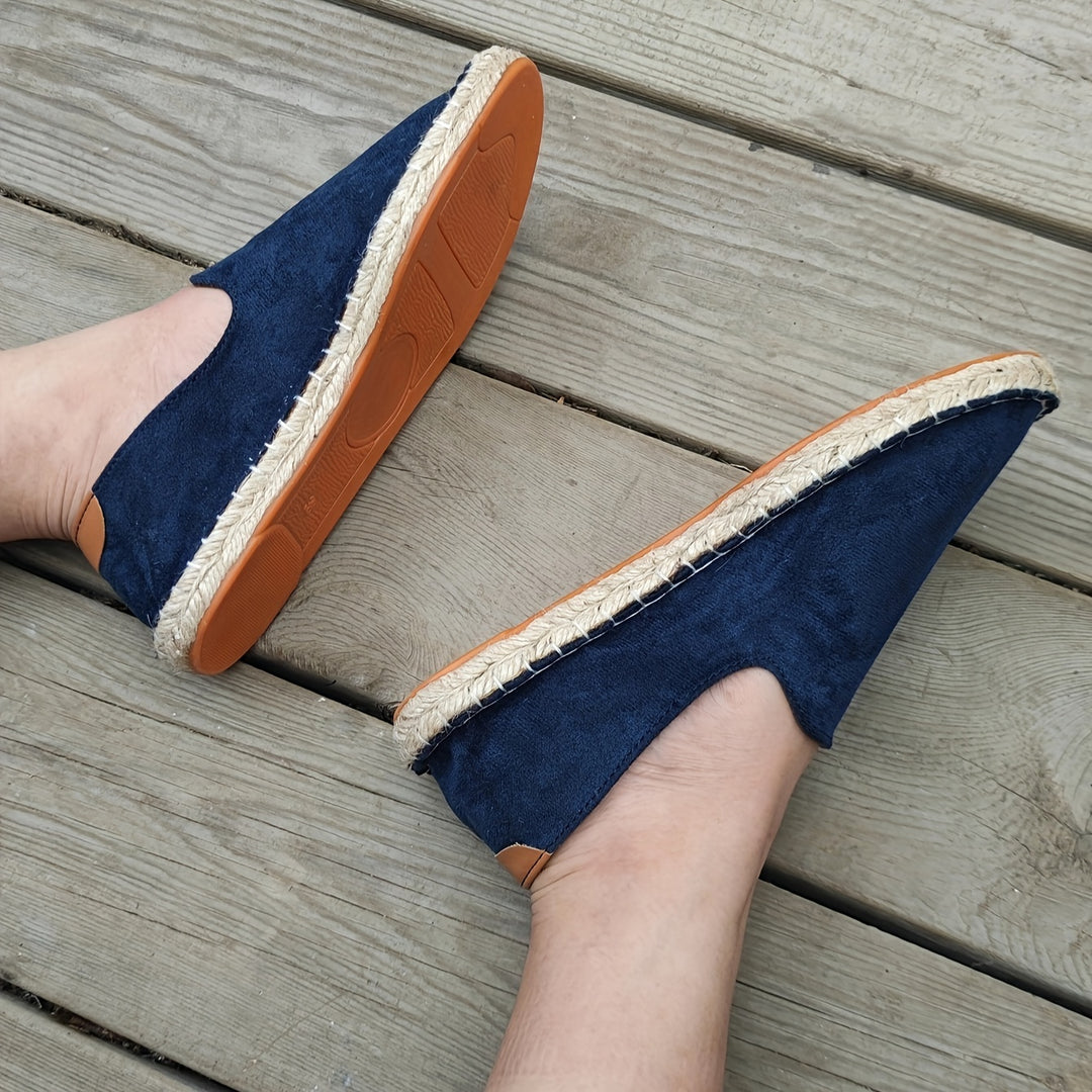 Loafers heren | Espadrilles instappers met slip-on design