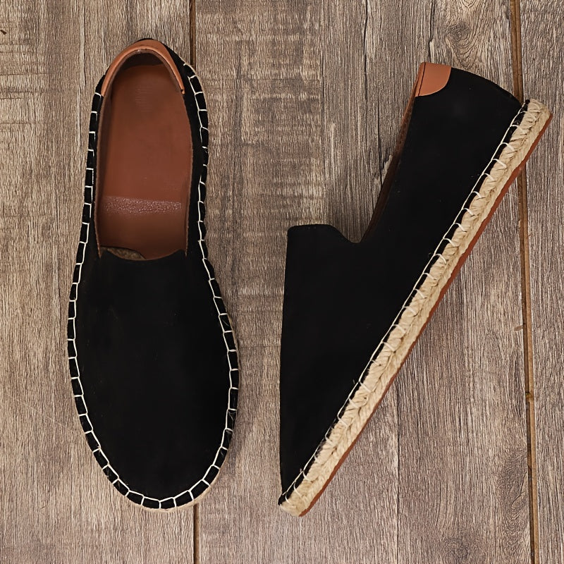 Loafers heren | Espadrilles instappers met slip-on design
