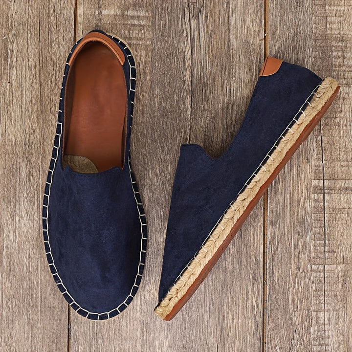 Loafers heren | Espadrilles instappers met slip-on design