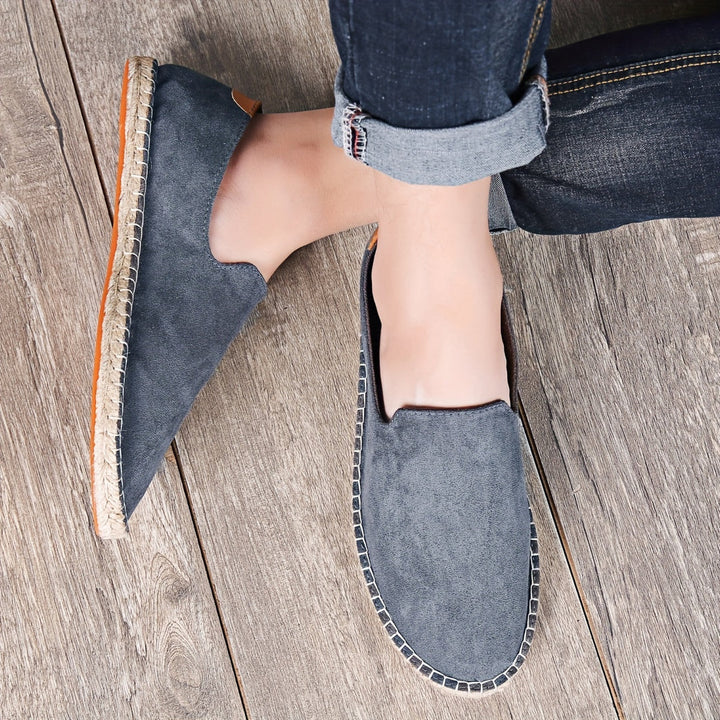 Loafers heren | Espadrilles instappers met slip-on design
