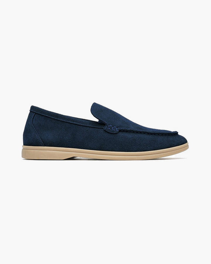 Loafers heren | Suède instappers met comfortabele zool