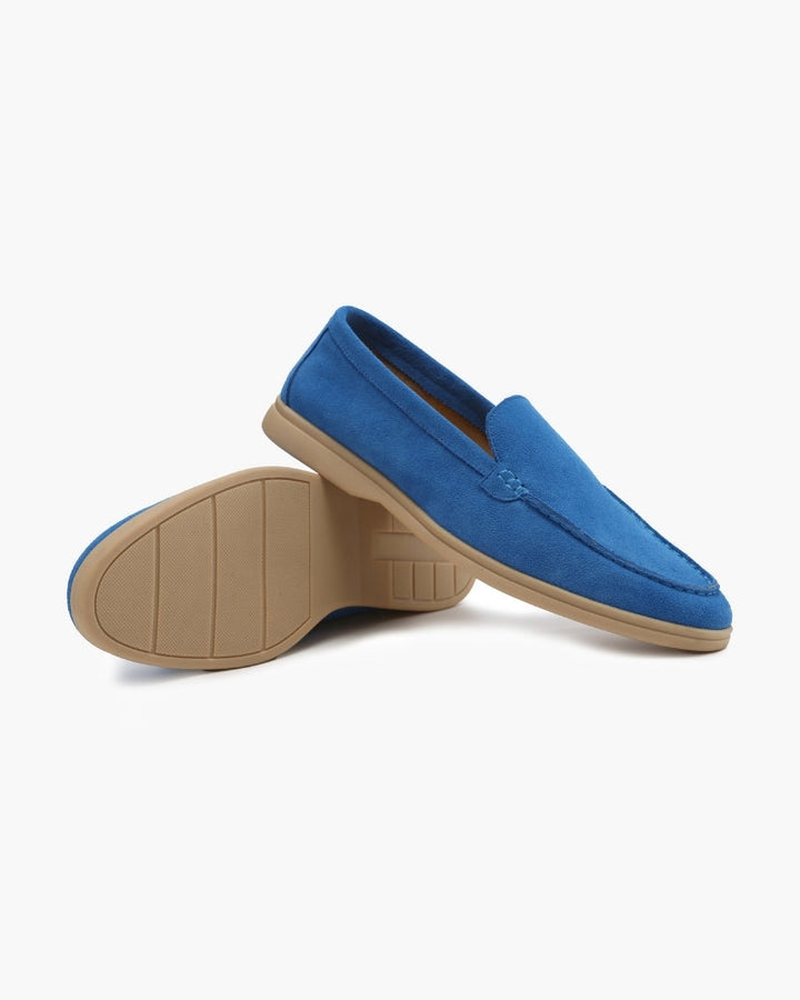 Loafers heren | Suède instappers met comfortabele zool