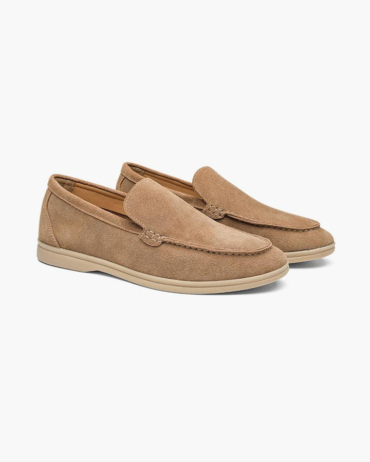 Loafers heren | Suède instappers met comfortabele zool