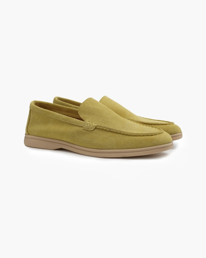 Loafers heren | Suède instappers met comfortabele zool