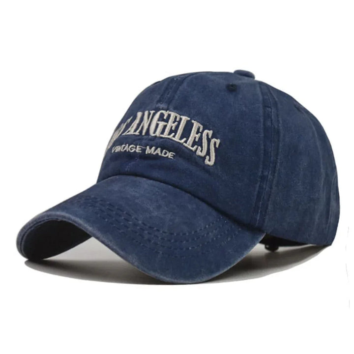 Los-angeles-vintage-baseball-cap-navy-blue