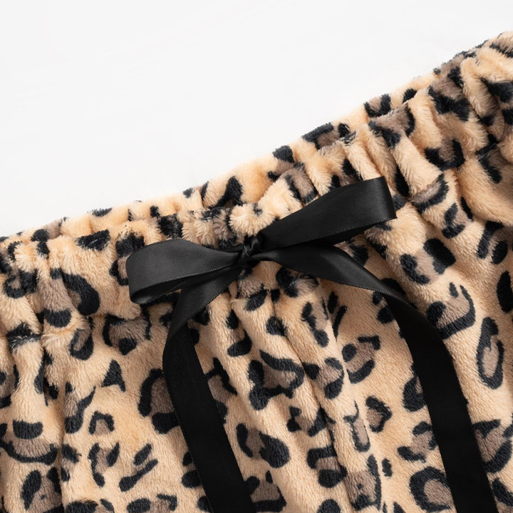 Lounge broek dames | Wijde pijpen met hoge taille