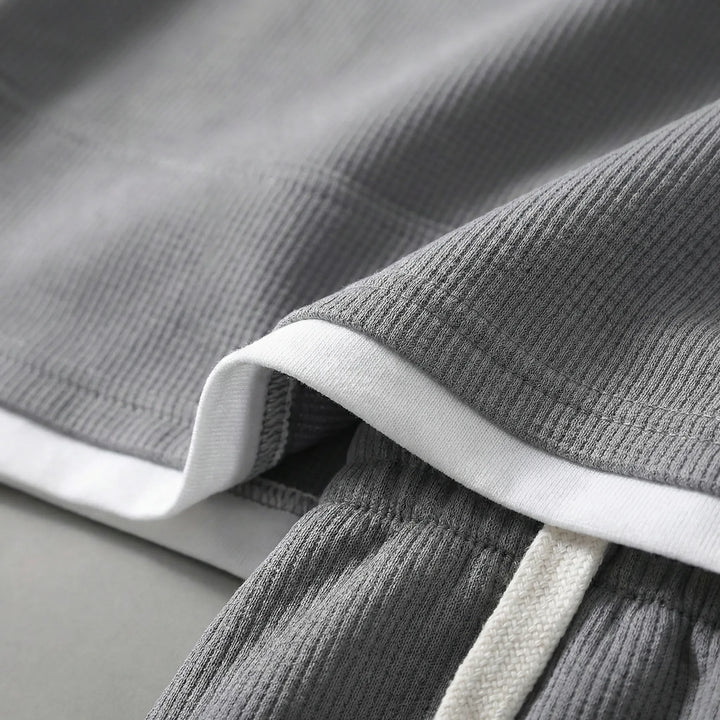 Loungewear set heren | Relaxed fit set met t-shirt en broek