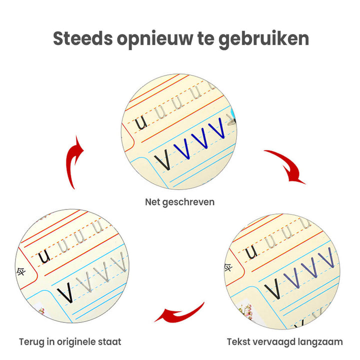 Magisch Oefenboek™ | Laat kinderen kennismaken met schrijven