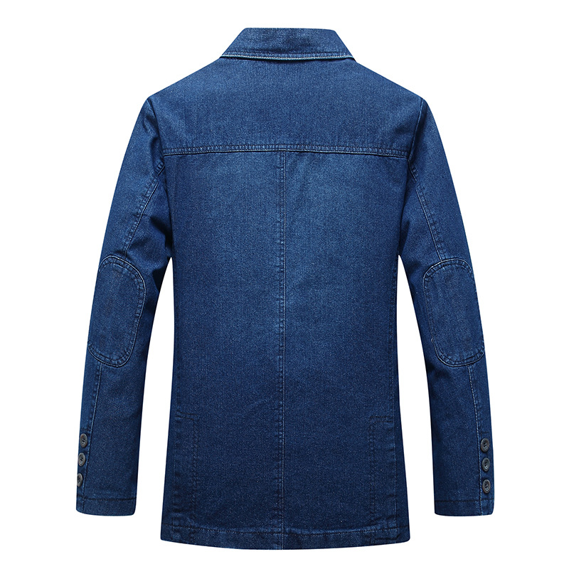 Denim Blazer | Heren blazer met gestreepte binnenvoering