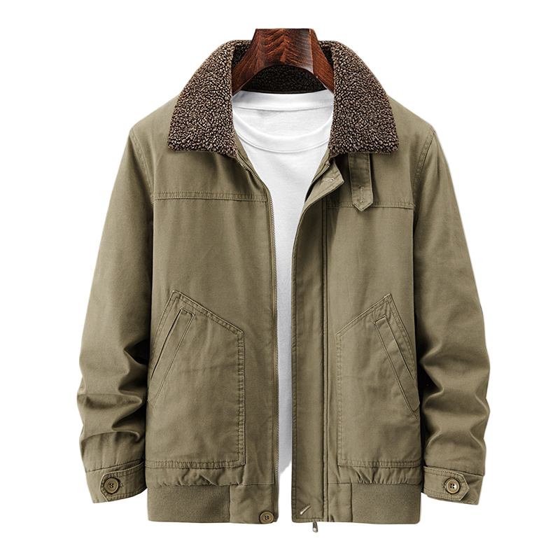 RuggedSherpa | Robuuste canvasjack met sherpa-voering