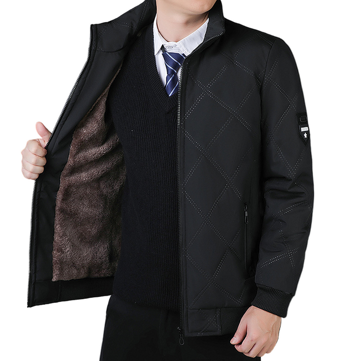 NordQuilt | Heren gewatteerde winterjas met fleece voering