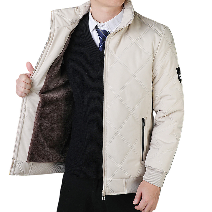 NordQuilt | Heren gewatteerde winterjas met fleece voering