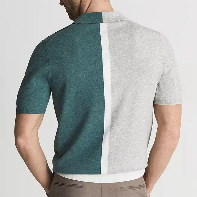 LucaLine | Poloshirt met contrasterende details