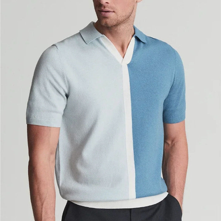 LucaLine | Poloshirt met contrasterende details