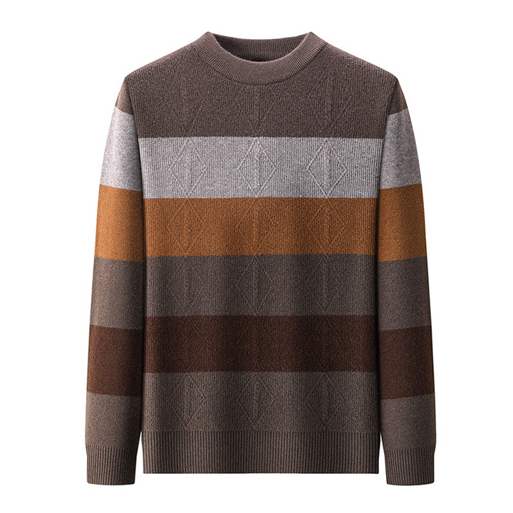 Silento Weave | Gebreide trui met diamantpatroon