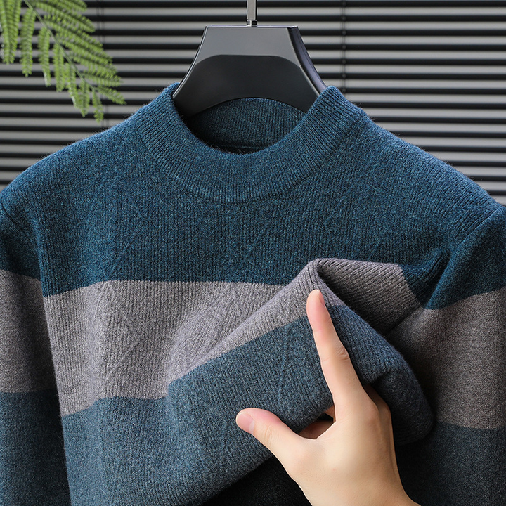 Silento Weave | Gebreide trui met diamantpatroon