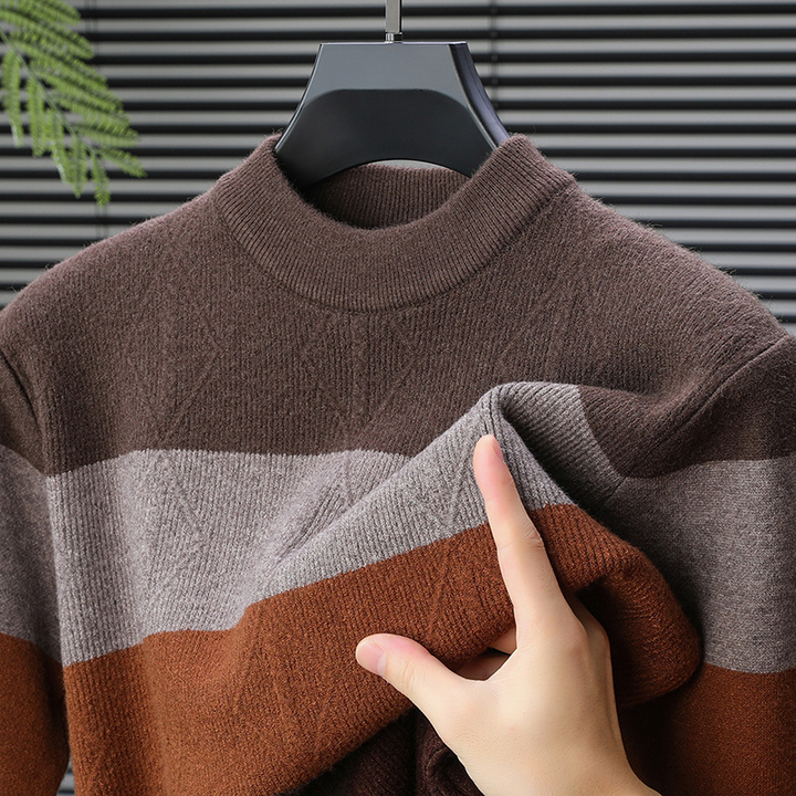 Silento Weave | Gebreide trui met diamantpatroon