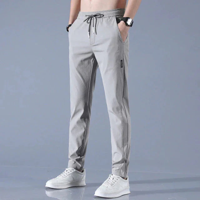 Heren broek | Casual joggingbroek met trekkoord lichtgewicht