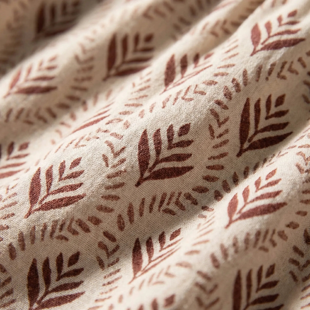 Maxi jurk dames | Boho zomerjurk met print en v-hals