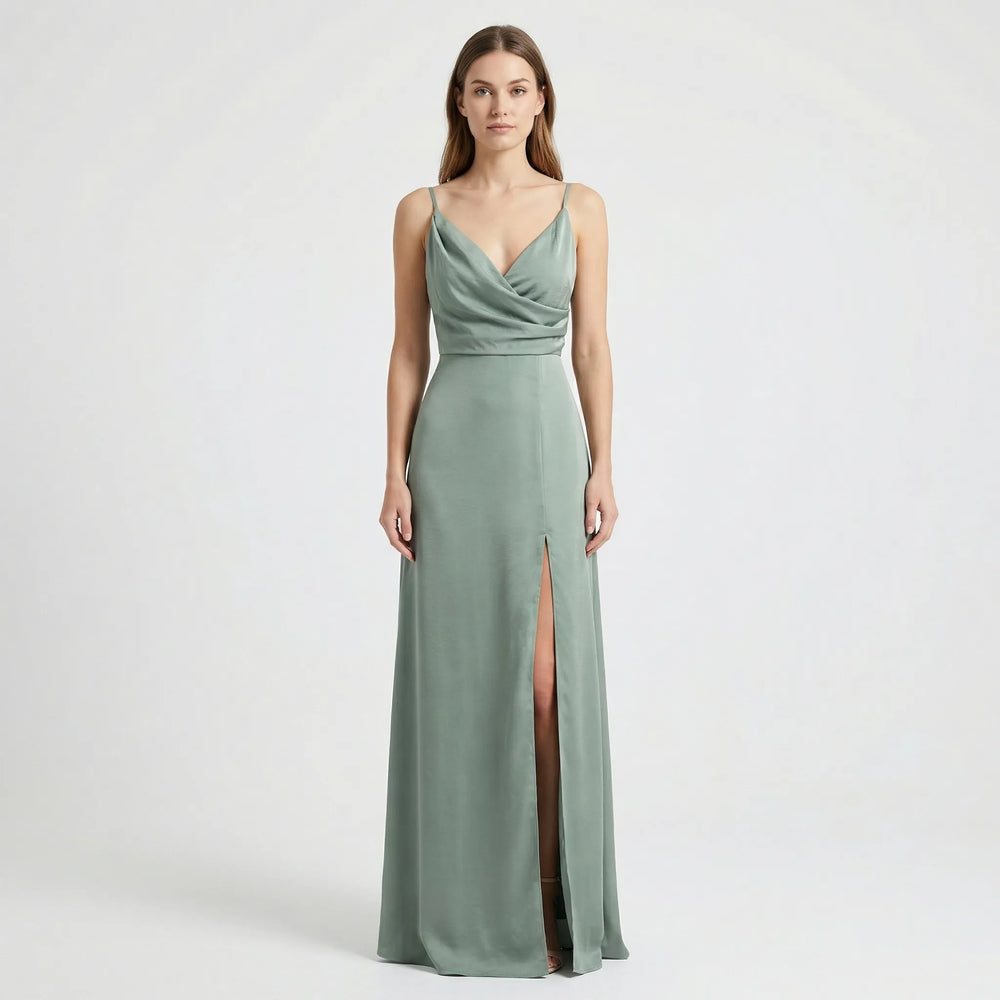 Maxi jurk dames | Elegante jurk met split