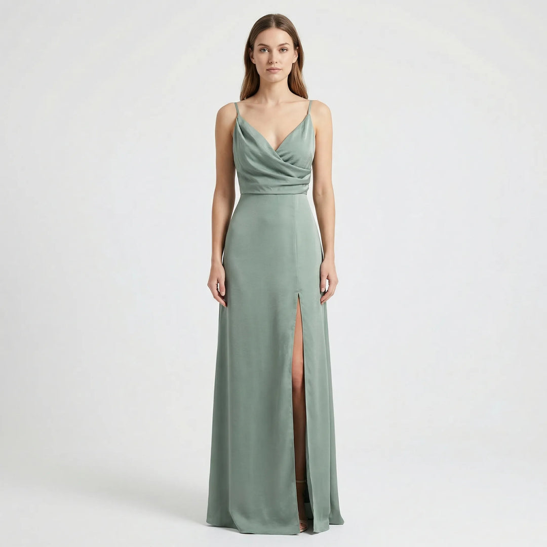 Maxi jurk dames | Elegante jurk met split