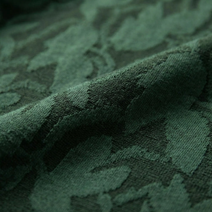 Midi Jurk Met Lange Mouwen -  