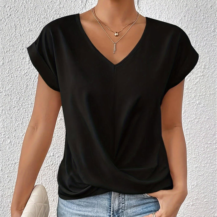 Mila™ | Casual T-shirt met V-hals