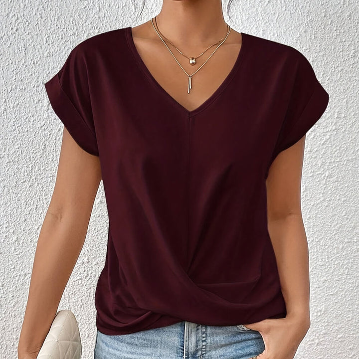 Mila™ | Casual T-shirt met V-hals