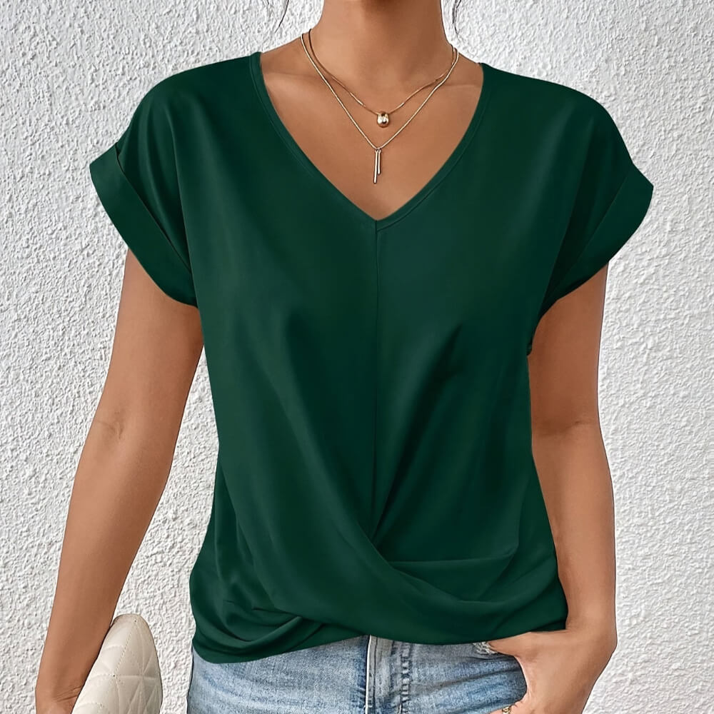 Mila™ | Casual T-shirt met V-hals