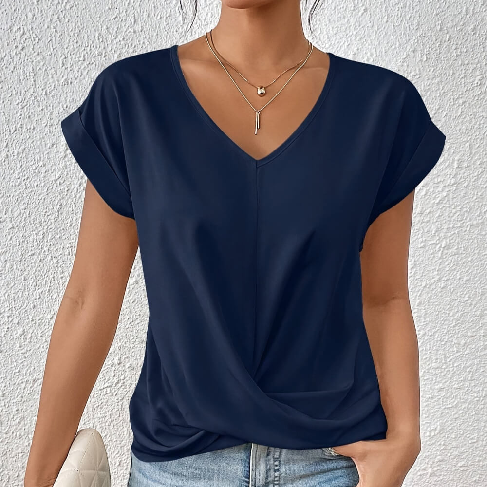 Mila™ | Casual T-shirt met V-hals