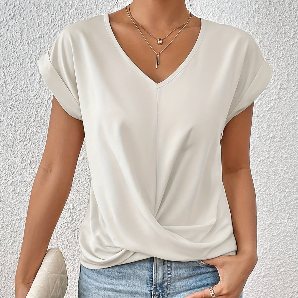 Mila™ | Casual T-shirt met V-hals