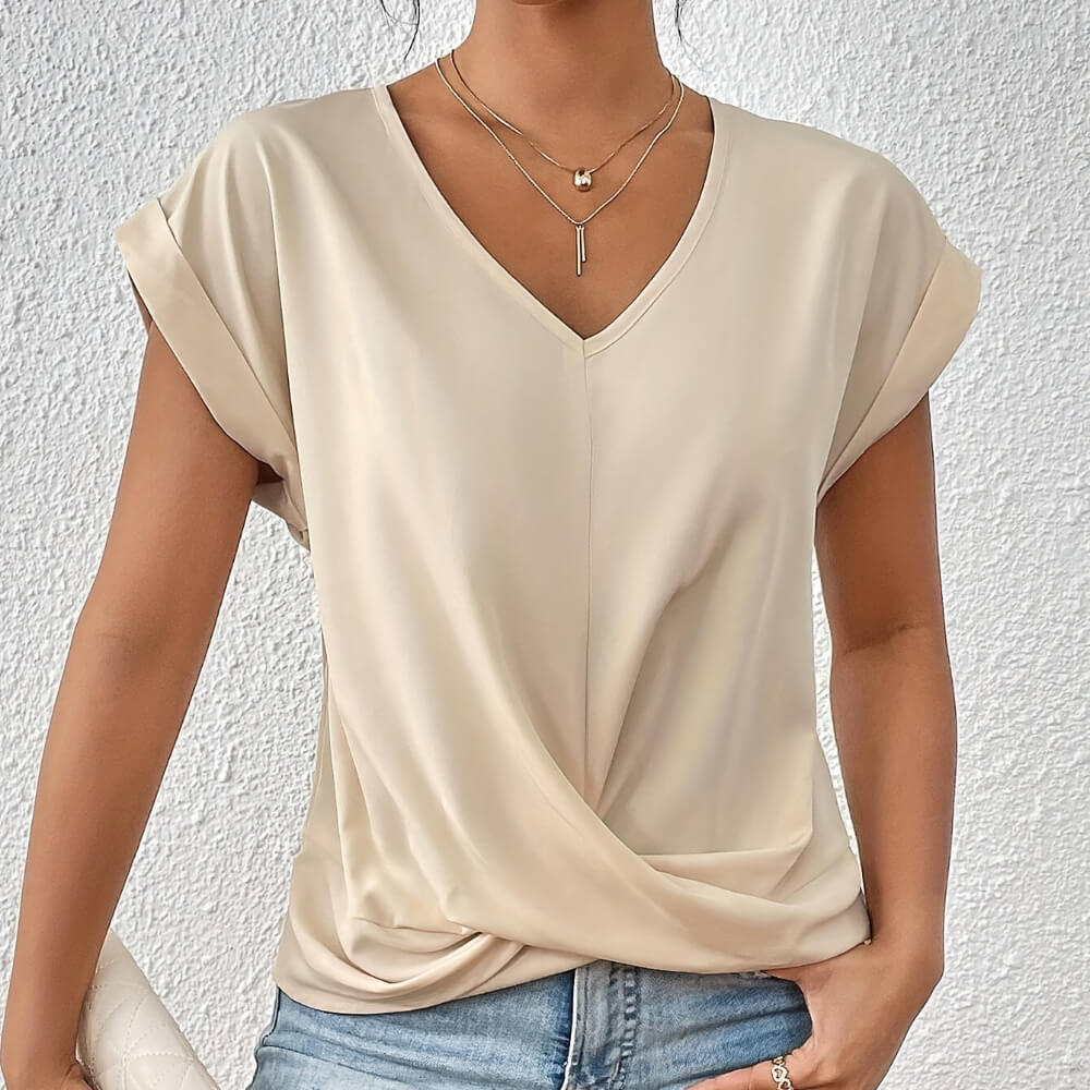 Mila™ | Casual T-shirt met V-hals