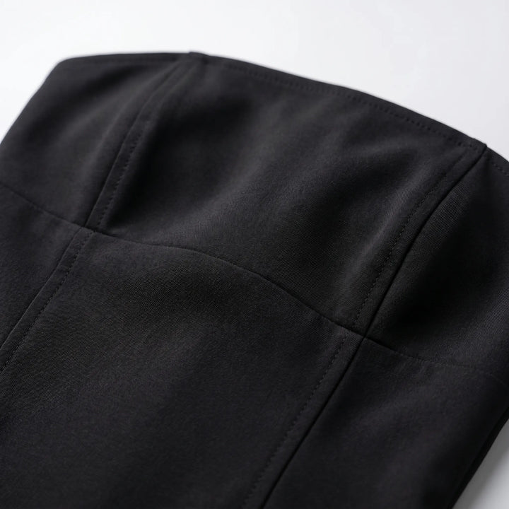 Mini jurk dames | Strapless jurk met aansluitende pasvorm