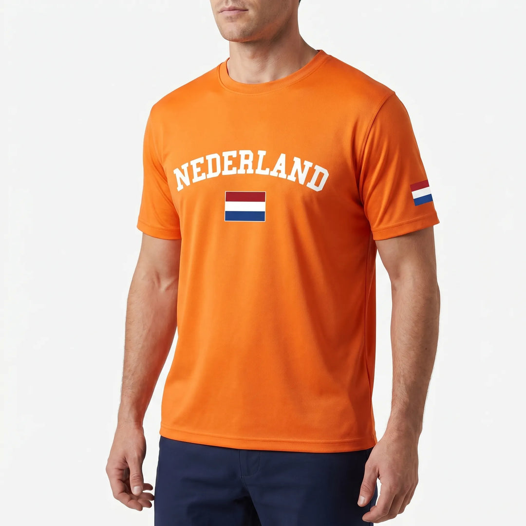 Nederland wk t shirt heren | Oranje supporters T-shirt