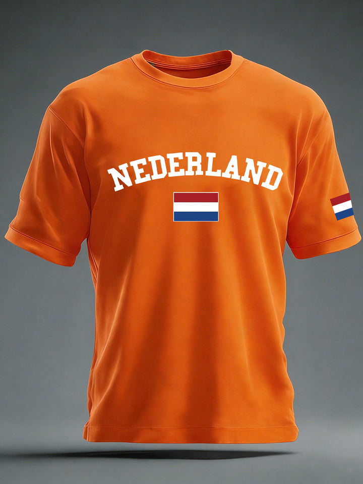 Nederland wk t shirt heren | Oranje supporters T-shirt