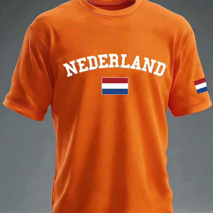 Nederland wk t shirt heren | Oranje supporters T-shirt