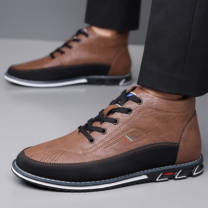 Heren sneakers | Oxford hi-top schoenen barefoot stijl