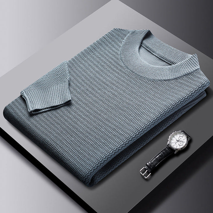 Cambridge | Luxe rib-katoen sweater met stripes