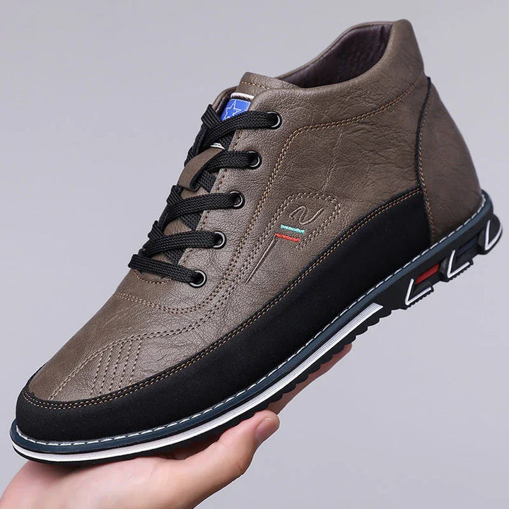 Heren sneakers | Oxford hi-top schoenen barefoot stijl